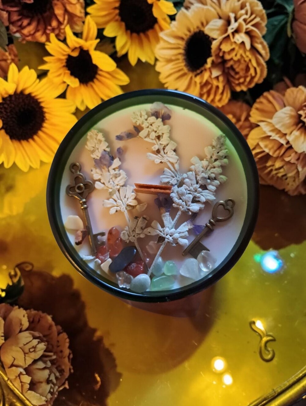 Hand Crafted , Wicked Worthy Wax, key balance 4oz candle